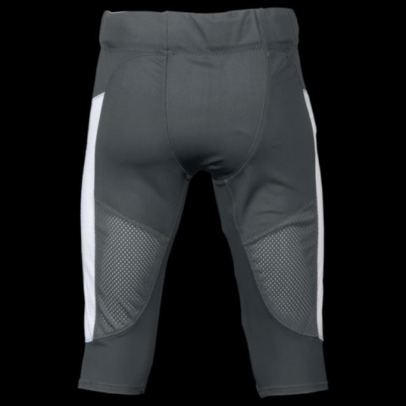 NIKE Men's Team Vapor Pro Football Pants Gray NEW - Picture 2 of 10